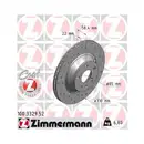 ZIMMERMANN 100.3329.52 Bremsscheiben 2 Stück AUDI