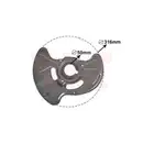 VAN WEZEL Spritzblech Bremsscheibe vo. re. 3032372