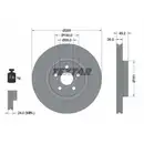 TEXTAR 92135603 Bremsscheiben 2 Stück TOYOTA