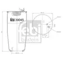 FEBI BILSTEIN 39045 Luftfederbalg