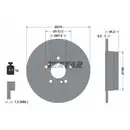 TEXTAR 92058000 Bremsscheiben 2 Stück MERCEDES-BENZ
