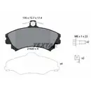 Textar Bremsenset Scheiben Ø256 belüft. Beläge vo. Smart Forfour Mitsubishi Colt
