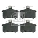 Febi Bremsscheiben Bremsbeläge Hinten für Audi 80 B4 8C2 8C5 B3 8G7