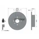 TEXTAR 92225103 Bremsscheiben 2 Stück CHEVROLET
