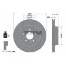 TEXTAR 92163605 Bremsscheiben 2 Stück hinten für MERCEDES-BENZ