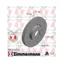 Original ZIMMERMANN 150.3447.52 Bremsscheiben 2 Stück für BMW