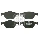 FEBI BILSTEIN 16570 Bremsbelagsatz für FORD