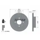 TEXTAR 92179103 Bremsscheiben 2 Stück SUZUKI
