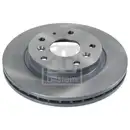 Febi Bremsscheiben Bremsbeläge Vorne für Mazda 626 3 GD GV