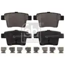 Febi Bremsscheiben Bremsbeläge Vorne Hinten für Ford Mondeo 3 B4Y B5Y BWY