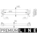 Ladeluftkühler Mahle CI 153 000P Behr *** Premium Line *** für Mercedes Benz