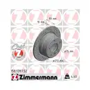 Original ZIMMERMANN 150.1287.52 Bremsscheiben 2 Stück für BMW