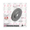 Original ZIMMERMANN 470.2414.52 Bremsscheiben 2 Stück für RENAULT