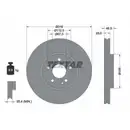 TEXTAR 92073100 Bremsscheiben 2 Stück MERCEDES-BENZ