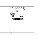MTS 01.20018 Abgasrohr