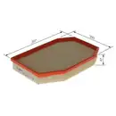 BOSCH F 026 400 476 Luftfilter S 0476