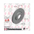 ZIMMERMANN 150.3486.20 Bremsscheiben 2 Stück MINI