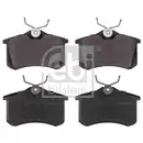 Febi Bremsscheiben Bremsbeläge Hinten für VW Golf 4 1J1 Polo Polo 5