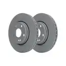 ATE 24.0324-0171.1 Power Disc Bremsscheiben 2 Stück für RENAULT