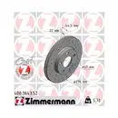 Original ZIMMERMANN 400.3643.52 Bremsscheiben 2 Stück für MERCEDES-BENZ