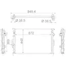 Kühler Motorkühlung Mahle CR 1748 000S Behr für Ford für Volvo für Land Rover