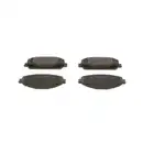 Bremsbelagsatz Scheibenbremse Bosch 0 986 424 939 für Renault Vorderachse