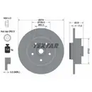 TEXTAR 92142203 Bremsscheiben 2 Stück RENAULT
