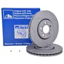 ATE 24.0325-0113.1 Power Disc Bremsscheiben 2 Stück SKODA