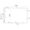 Kondensator Klimaanlage Mahle AC 308 000S Behr für Opel für Vauxhall für Holden