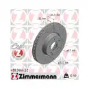 Original ZIMMERMANN 400.3664.52 Bremsscheiben 2 Stück für MERCEDES-BENZ