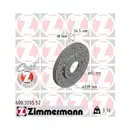 Original ZIMMERMANN 600.3205.52 Bremsscheiben 2 Stück für VW
