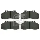 FEBI BILSTEIN 16612 Bremsbelagsatz für RENAULT, IVECO