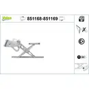 VALEO 851168 Fensterheber (o. Motor) v l Renault