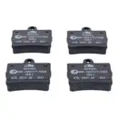 ATE Bremsenset Scheiben 258 mm voll Bremsbeläge hinten Mercedes C-Klasse W202