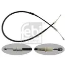FEBI BILSTEIN 37272 Handbremsseil für VW, MERCEDES-BENZ