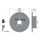 TEXTAR 92067003 Bremsscheiben 2 Stück OPEL