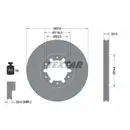 TEXTAR 92136300 Bremsscheiben 2 Stück vorne MAZDA