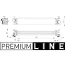 Ladeluftkühler Mahle CI 148 000P Behr *** Premium Line *** für Citroën für Fiat