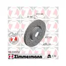 Original Zimmermann 110.2209.52 Bremsscheiben 2 Stück für FIAT