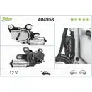 VALEO 404958 Wischermotor Heck