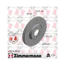 Original Zimmermann 430.1499.52 Bremsscheiben 2 Stück für SAAB