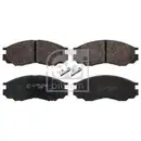 FEBI BILSTEIN 16645 Bremsbelagsatz für MITSUBISHI