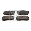 Febi Bremsscheiben Bremsbeläge Hinten für Opel Antara A L07