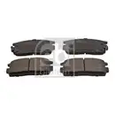 Febi Bremsscheiben Bremsbeläge Hinten für Opel Antara A L07