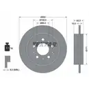TEXTAR 92051400 Bremsscheiben 2 Stück VOLVO