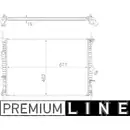 Kühler Motorkühlung Mahle CR 1370 000P Behr *** Premium Line *** für Ford