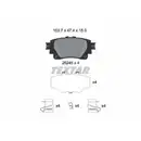 Bremsbelagsatz Scheibenbremse Textar 2624501 für Toyota für Perodua Hinterachse