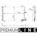 Kondensator Klimaanlage Mahle AC 350 000P Behr *** Premium Line *** für Citroën