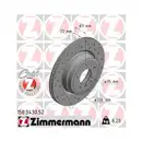 Original ZIMMERMANN 150.3430.52 Bremsscheiben 2 Stück für BMW