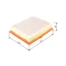 Luftfilter Bosch F 026 400 545 für Bmw für Toyota